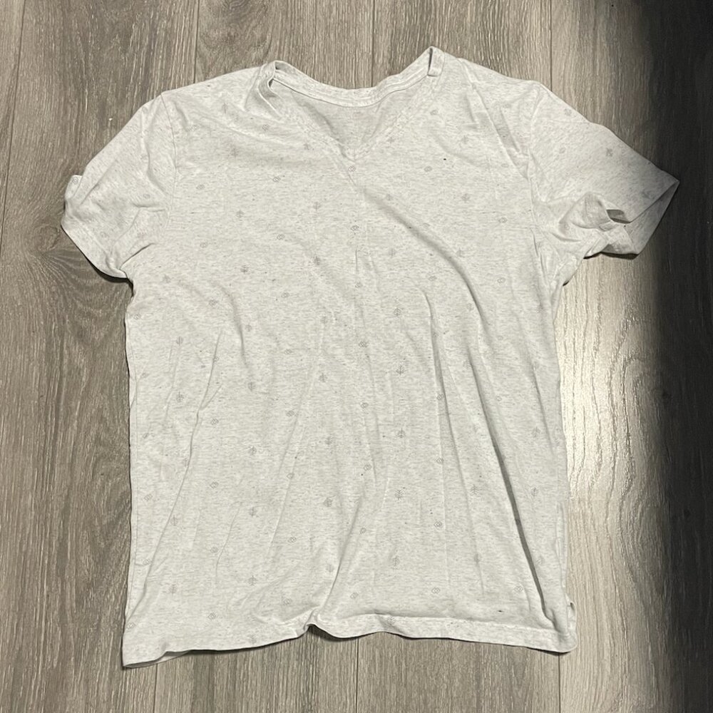 Plain White T, with diamond and tree patterns